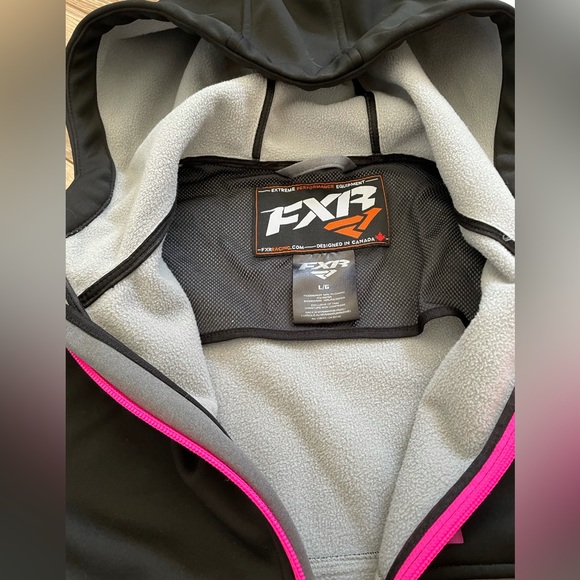 Black/Gray FXR coat - Size medium - Picture 4 of 5